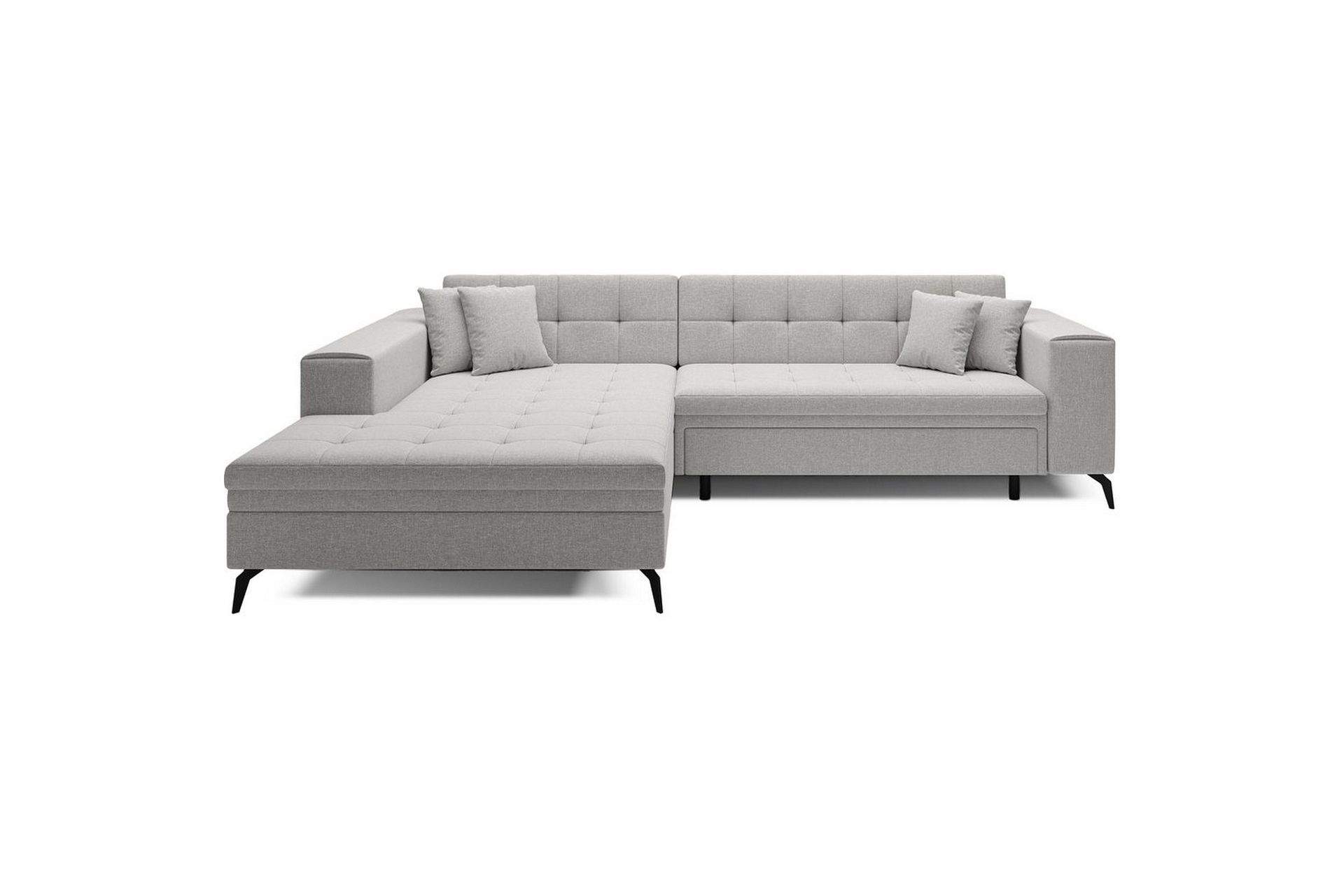 Hjørnesofa Eltap Solange 292x196x84 cm - Trekk 02, Beige, Venstre