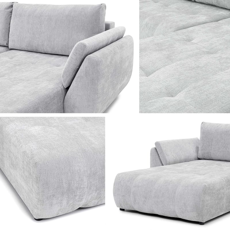 hjørnesofa Faro Margo 227.09 - Svart - Møbler - Sofaer - Sovesofaer