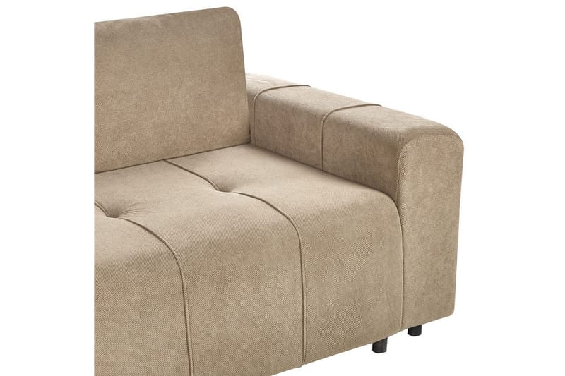 Hjørnesofa høyrevendt Innvik - Brun, 213x156 cm - Møbler - Sofaer - Sovesofaer