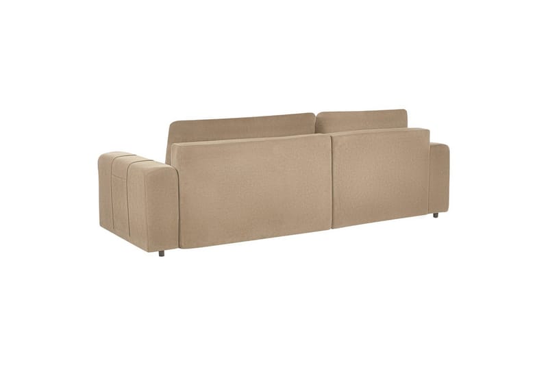 Hjørnesofa høyrevendt Innvik - Brun, 213x156 cm - Møbler - Sofaer - Sovesofaer