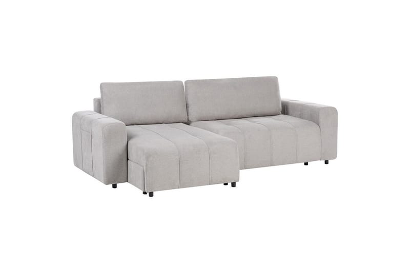 Hjørnesofa høyrevendt Innvik - Grå, 213x156 cm - Møbler - Sofaer - Sovesofaer