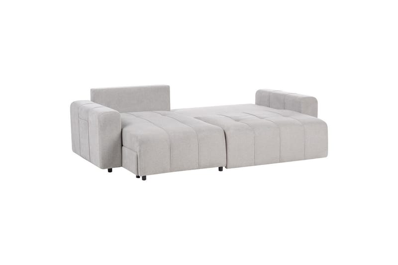 Hjørnesofa høyrevendt Innvik - Grå, 213x156 cm - Møbler - Sofaer - Sovesofaer
