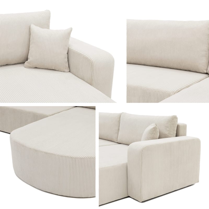hjørnesofa Hjørnesofa ZERTE Margo 227.09 Venstre - Møbler - Sofaer - Sovesofaer