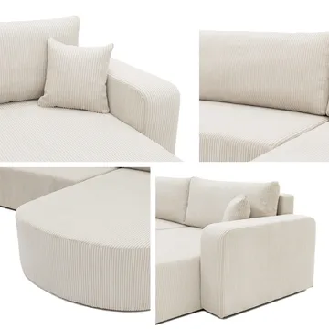 hjørnesofa Hjørnesofa ZERTE Poso 22 Høyre - Møbler - Sofaer - Sovesofaer