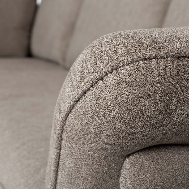 Hjørnesofa HOME4YOU Lindy lysebrun Venstre hjørne - lysebrun - Møbler - Sofaer - Sovesofaer