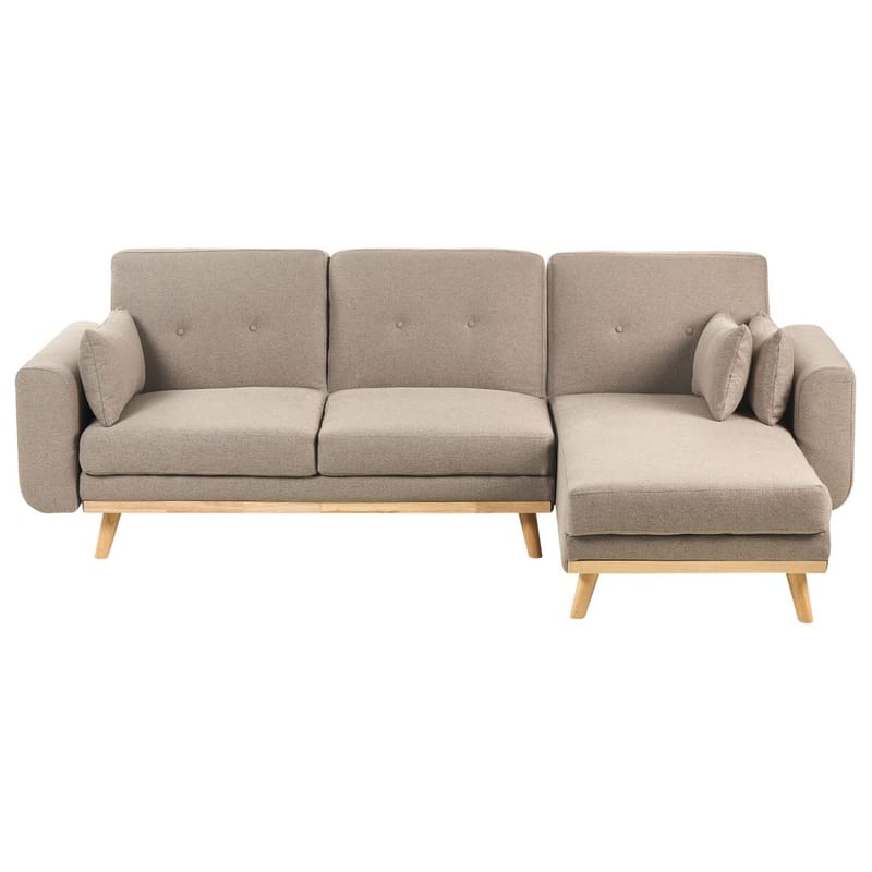 Hjørnesofa Kaarina - Brun, Svart - Møbler - Sofaer - Sovesofaer