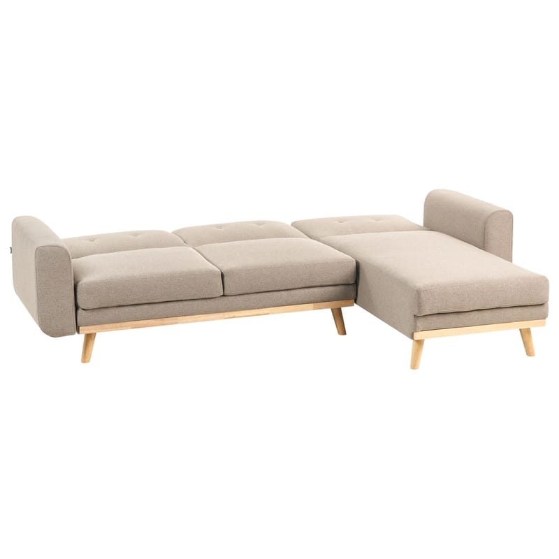 Hjørnesofa Kaarina - Brun, Svart - Møbler - Sofaer - Sovesofaer