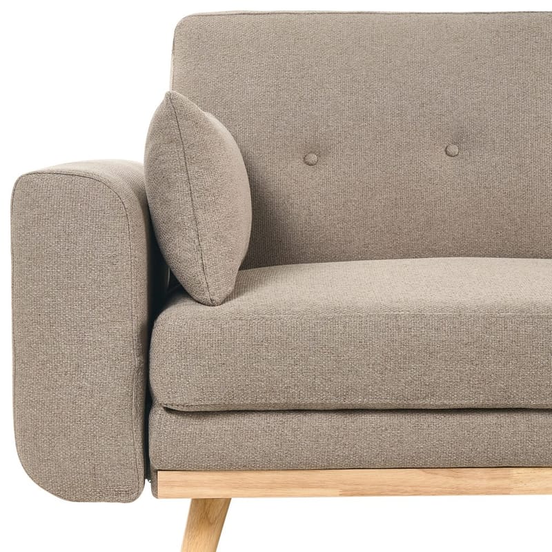 Hjørnesofa Kaarina - Brun, Svart - Møbler - Sofaer - Sovesofaer