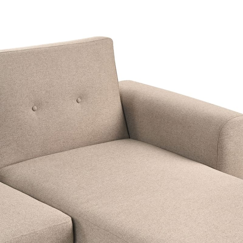 Hjørnesofa Kaarina - Brun, Svart - Møbler - Sofaer - Sovesofaer