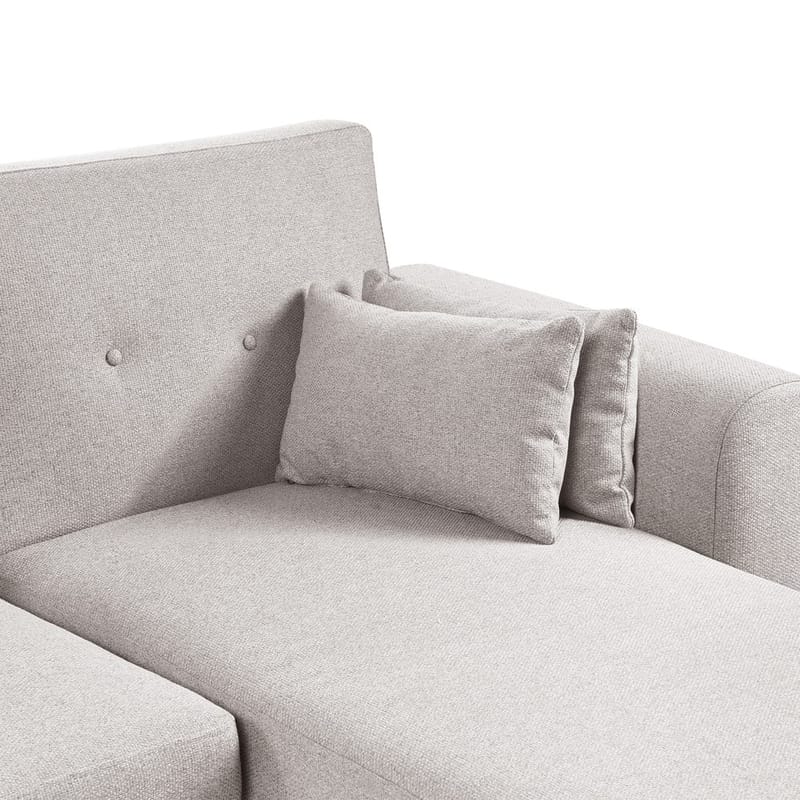 Hjørnesofa Kaarina - Grå, brun - Møbler - Sofaer - Sovesofaer