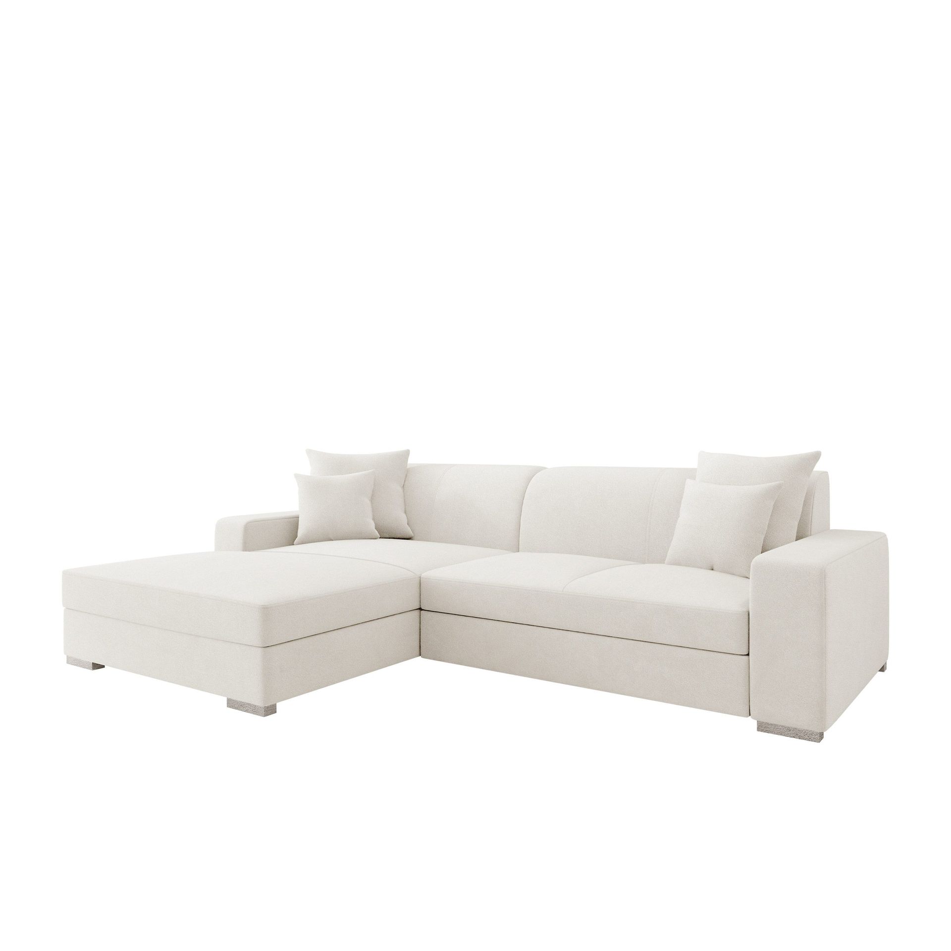 hjørnesofa Mexico Velo 621 Venstrevendt - hvit