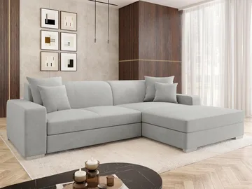 hjørnesofa Mexico Velo 633 Høyrevendt - grå - Møbler - Sofaer - Sovesofaer