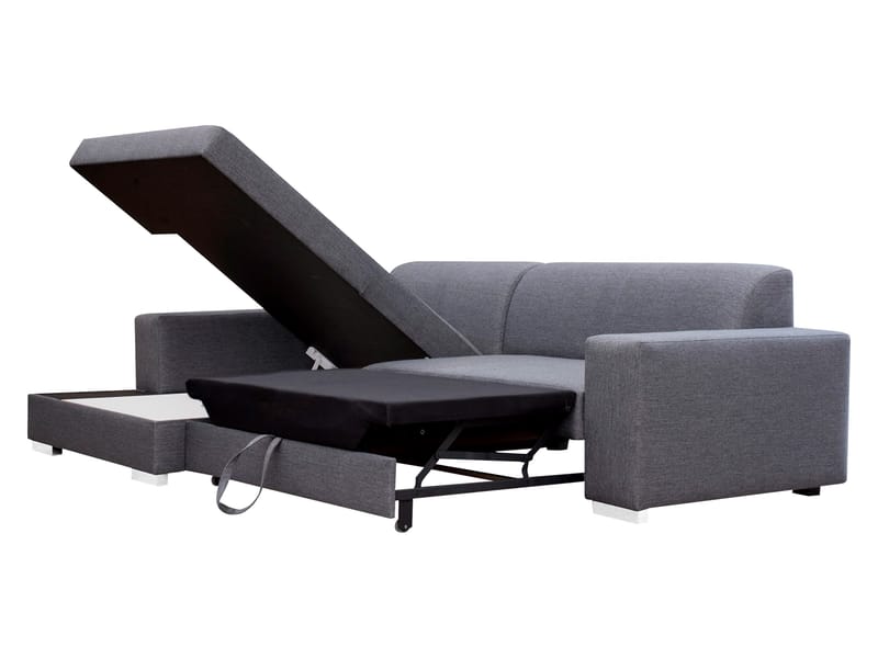 hjørnesofa Mexico Velo 635 Venstrevendt - grå - Møbler - Sofaer - Sovesofaer