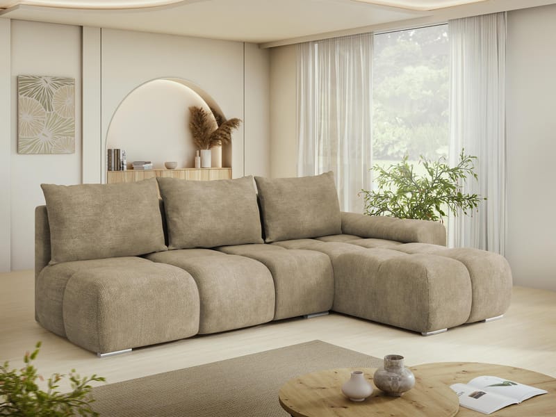 hjørnesofa NO_BRAND Hjørnesofa BESTII Lumo 30 Høyre - Møbler - Sofaer - Sovesofaer