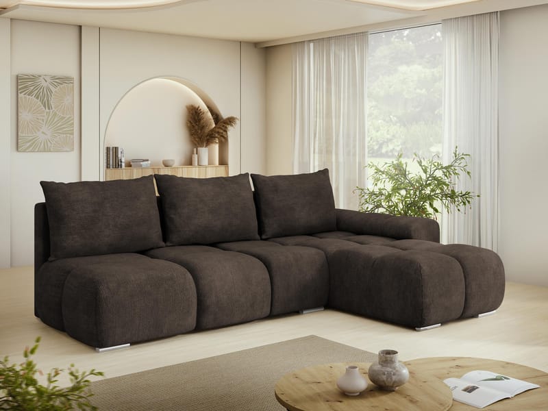hjørnesofa NO_BRAND Hjørnesofa BESTII Lumo 40 Høyre - Møbler - Sofaer - Sovesofaer