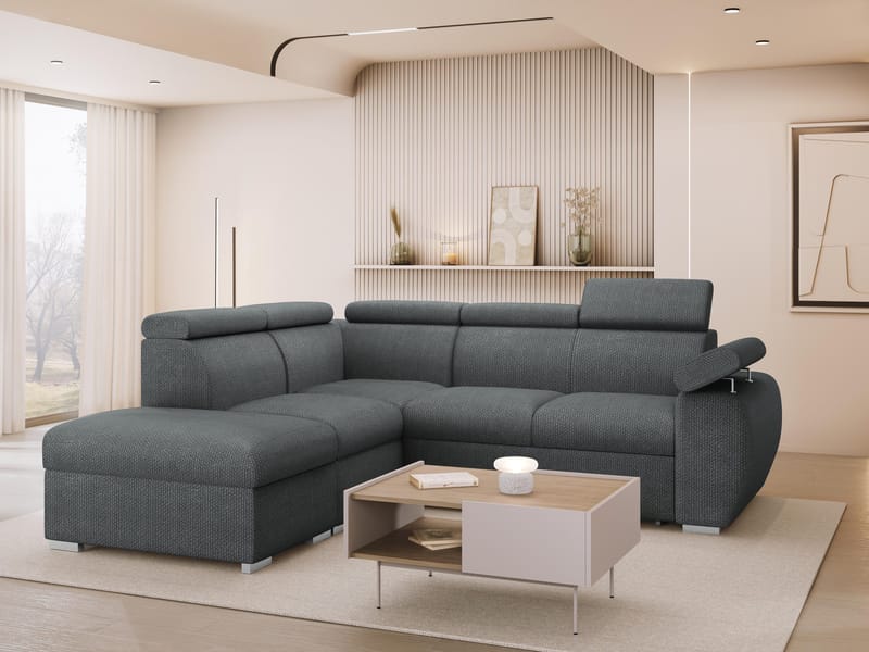 hjørnesofa NO_BRAND Hjørnesofa BOSTON 2 Flow 21 Venstre - Møbler - Sofaer - Sovesofaer
