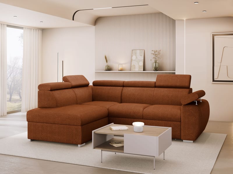 hjørnesofa NO_BRAND Hjørnesofa BOSTON Flow 09 Venstre - Møbler - Sofaer - Sovesofaer