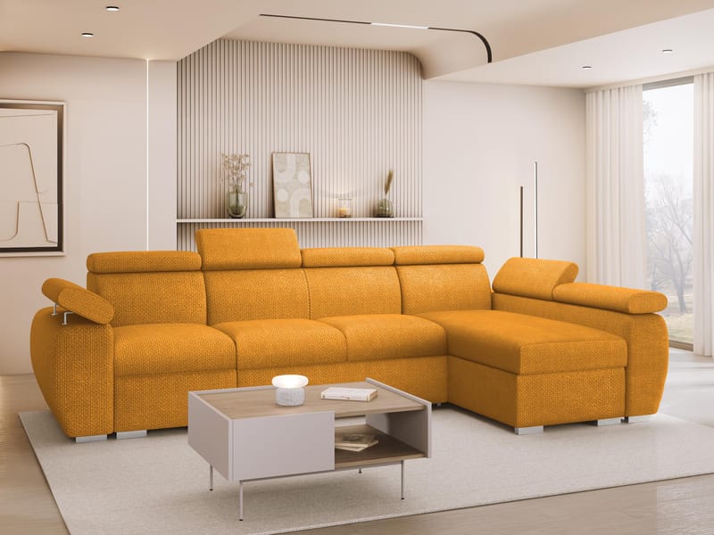hjørnesofa NO_BRAND Hjørnesofa BOSTON Flow 10 Høyre - Møbler - Sofaer - Sovesofaer