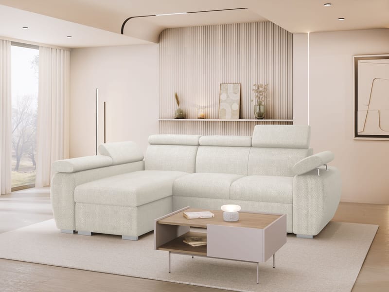 hjørnesofa NO_BRAND Hjørnesofa BOSTON MINI Flow 06 Venstre - Møbler - Sofaer - Sovesofaer