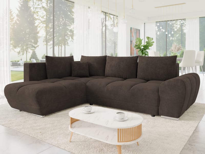hjørnesofa NO_BRAND Hjørnesofa FORREST Lumo 40 Venstre - Møbler - Sofaer - Sovesofaer