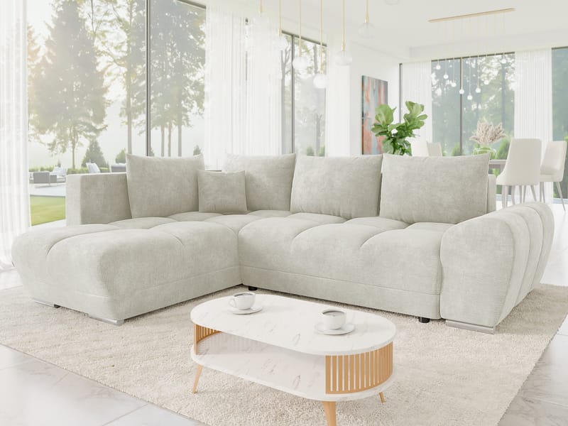 hjørnesofa NO_BRAND Hjørnesofa FORREST Lumo 55 Venstre - Møbler - Sofaer - Sovesofaer