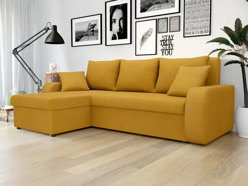 hjørnesofa NO_BRAND Hjørnesofa KRIS M Velo 626 - Møbler - Sofaer - Sovesofaer