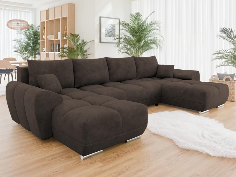 hjørnesofa NO_BRAND Hjørnesofa LOGO U Lumo 40 - Møbler - Sofaer - Sovesofaer