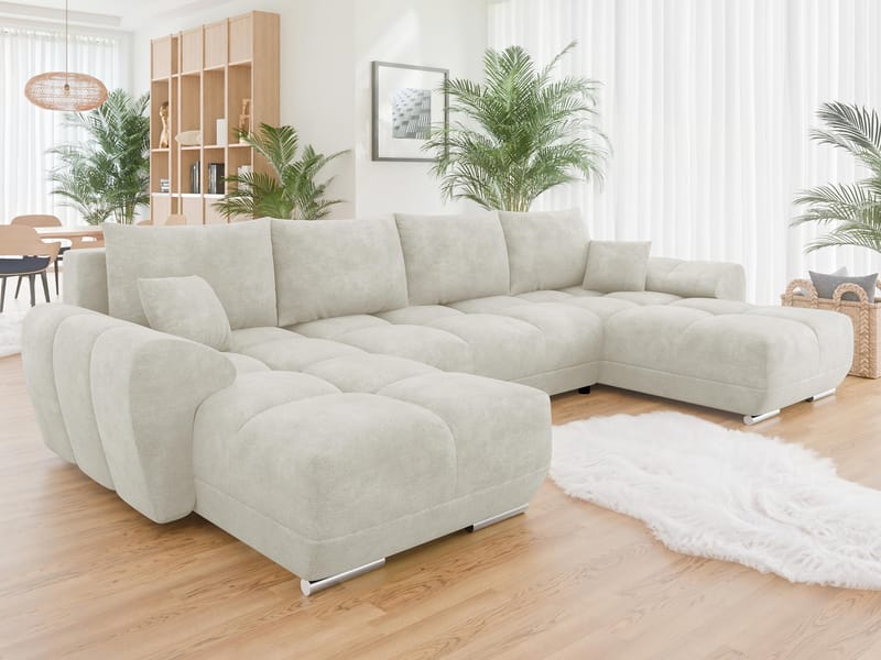 hjørnesofa NO_BRAND Hjørnesofa LOGO U Lumo 55 - Møbler - Sofaer - Sovesofaer