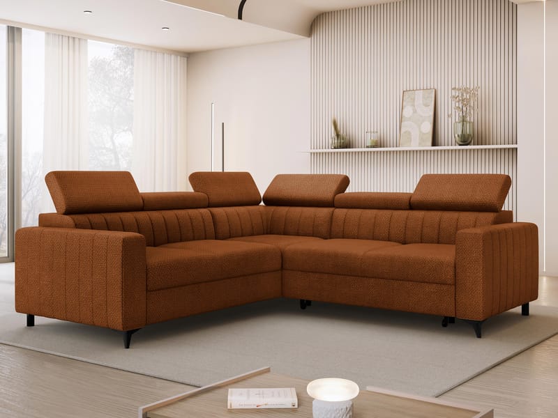 hjørnesofa NO_BRAND Hjørnesofa MILANO 2R2 Flow 09 - Møbler - Sofaer - Sovesofaer