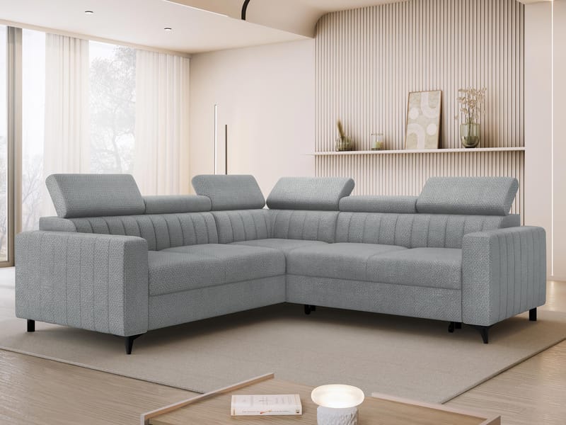 hjørnesofa NO_BRAND Hjørnesofa MILANO 2R2 Flow 17 - Møbler - Sofaer - Sovesofaer