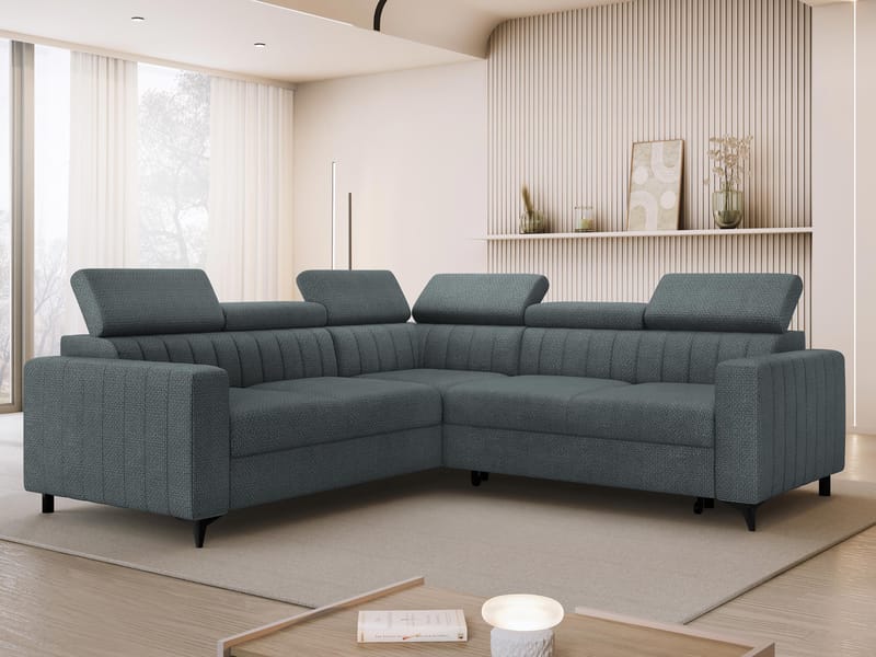 hjørnesofa NO_BRAND Hjørnesofa MILANO 2R2 Flow 21 - Møbler - Sofaer - Sovesofaer