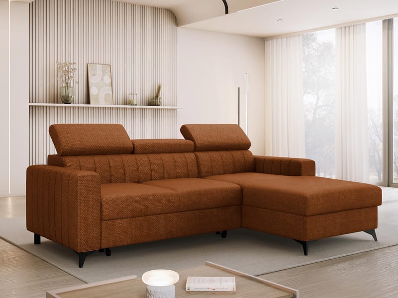 hjørnesofa NO_BRAND Hjørnesofa MILANO DM Flow 09 Høyre - Møbler - Sofaer - Sovesofaer