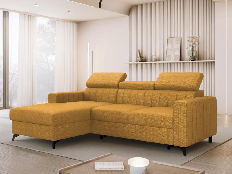 hjørnesofa NO_BRAND Hjørnesofa MILANO DM Flow 10 Venstre - Møbler - Sofaer - Sovesofaer