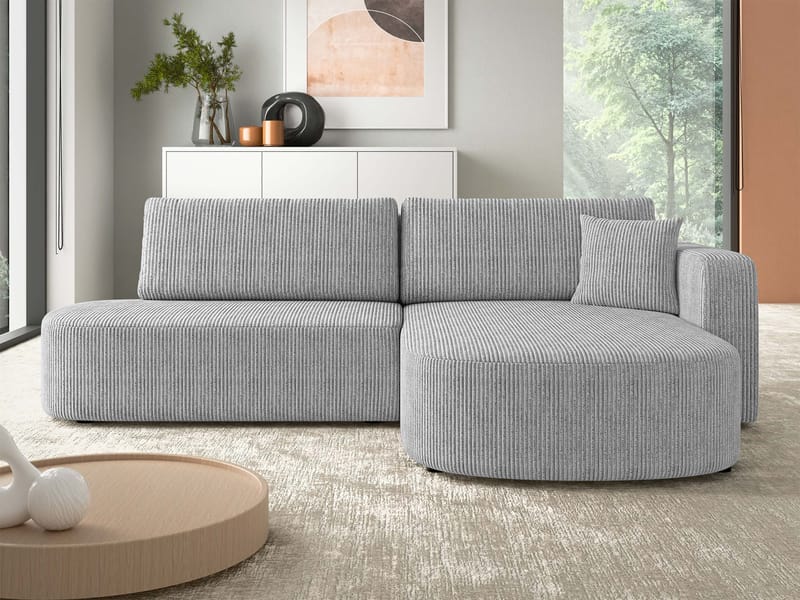 hjørnesofa NO_BRAND Hjørnesofa ZERTE Poso 110 Høyre - Møbler - Sofaer - Sovesofaer