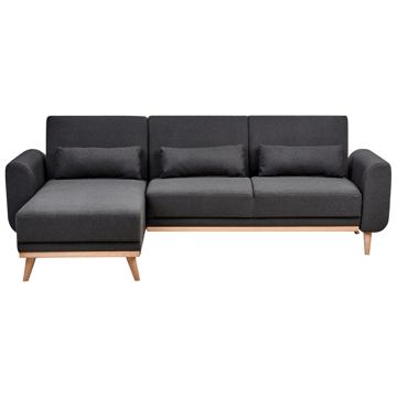 Hjørnesofa Ollsta høyrevendt - Svart - Møbler - Sofaer - Sovesofaer