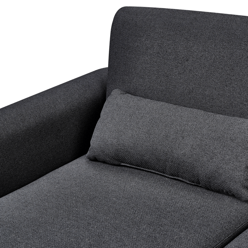 Hjørnesofa Ollsta høyrevendt - Svart - Møbler - Sofaer - Sovesofaer