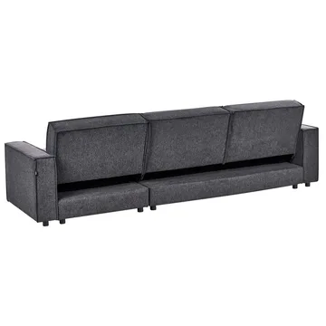 Hjørnesofa Romedal II - Grå, svart/ Venstrevendt - Møbler - Sofaer - Sovesofaer