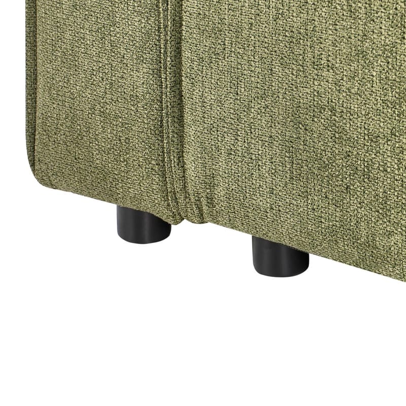 Hjørnesofa Romedal II - Grønn, Svart/Høyrevendt - Møbler - Sofaer - Sovesofaer