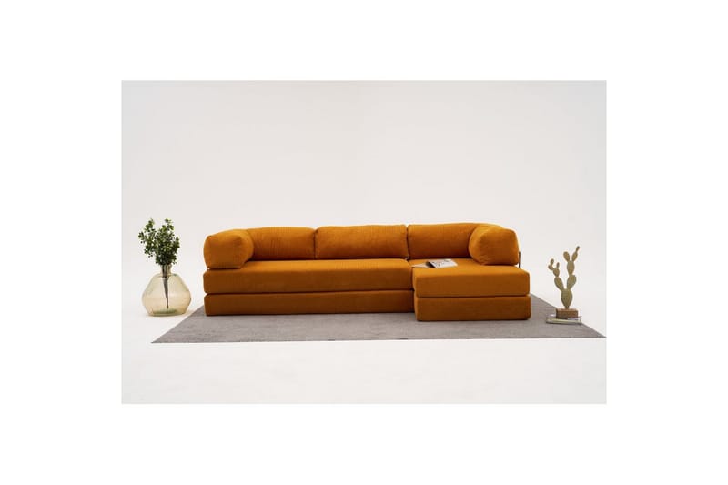 Hjørnesofa Selorbury Trippel Appelsin - Appelsin - Møbler - Sofaer - Sovesofaer