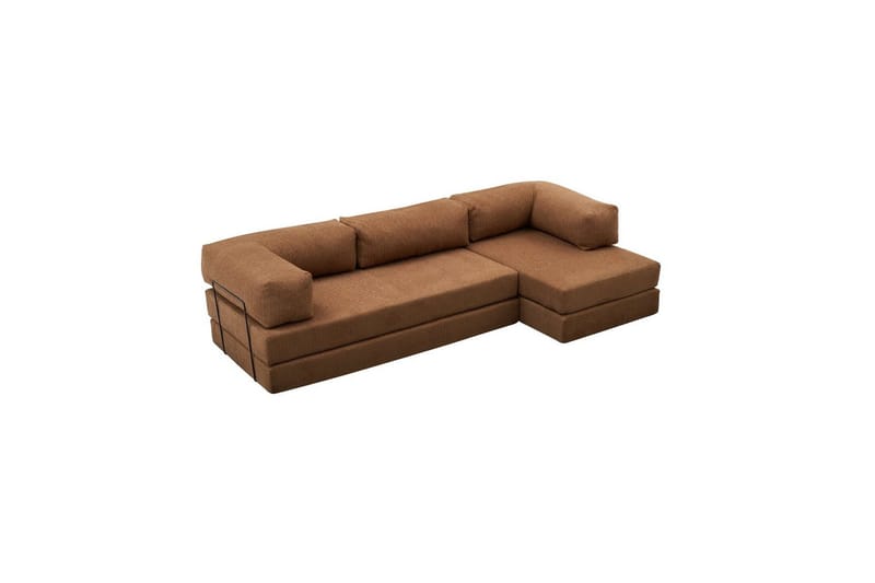 Hjørnesofa Selorbury Trippel Brun - Brun - Møbler - Sofaer - Sovesofaer
