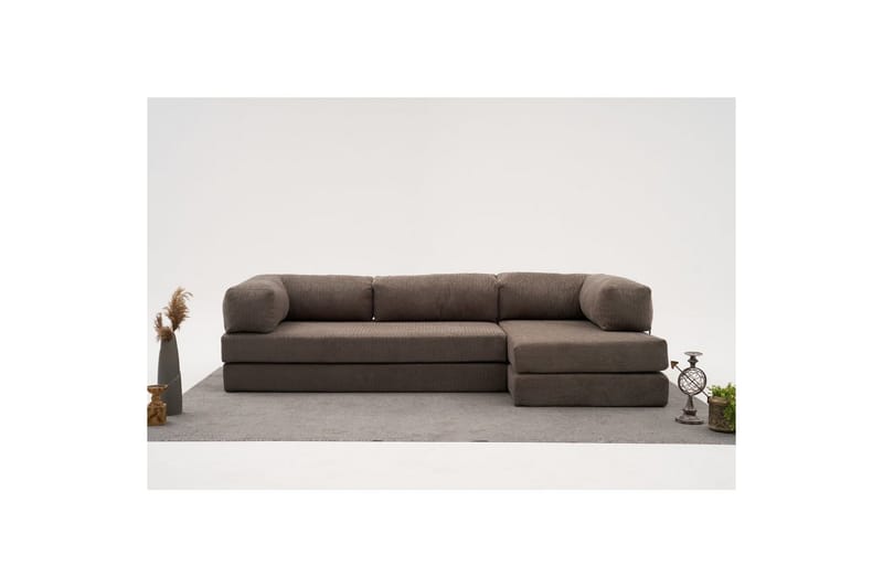 Hjørnesofa Selorbury Trippel Grå - Grå - Møbler - Sofaer - Sovesofaer