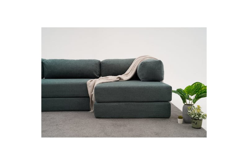 Hjørnesofa Selorbury Trippel Grønn - Grønn - Møbler - Sofaer - Sovesofaer