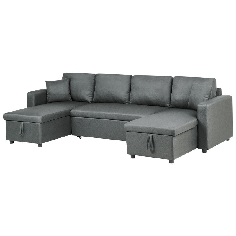 Hjørnesofa Sommen - Mørkegrå - Møbler - Sofaer - Sovesofaer