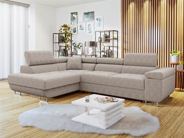 hjørnesofa Torezio Poso 03 Venstrevendt - Møbler - Sofaer - Sovesofaer