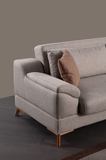 Hjørnesovesofa Atelier Del Sofa Aqua Corner beige (275/300 x 100 x 90 cm) Venstre 2 / Høyre 3 - Møbler - Sofaer - Sovesofaer