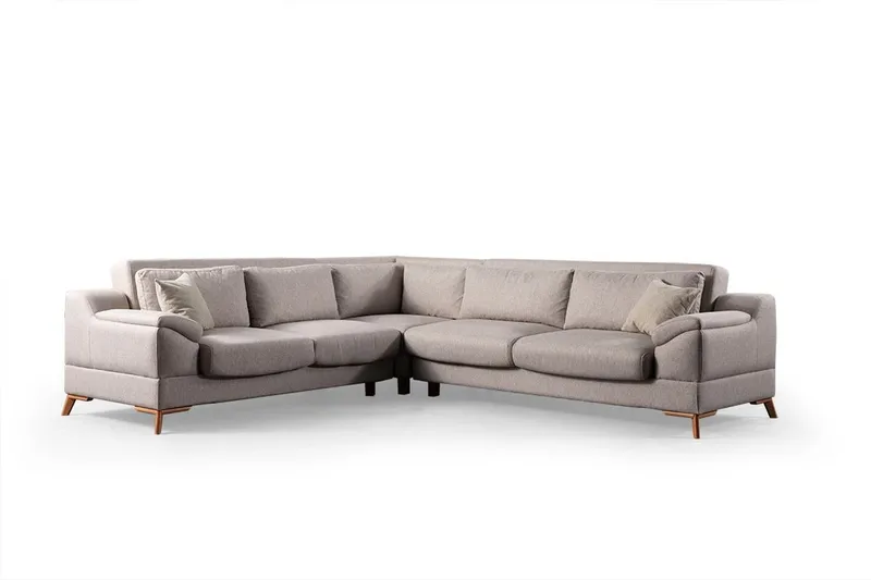 Hjørnesovesofa Atelier Del Sofa Aqua Corner beige (275/300 x 100 x 90 cm) Venstre 2 / Høyre 3, undefined