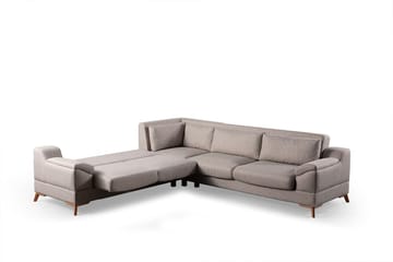 Hjørnesovesofa Atelier Del Sofa Aqua Corner beige (275/300 x 100 x 90 cm) Venstre 2 / Høyre 3 - Møbler - Sofaer - Sovesofaer