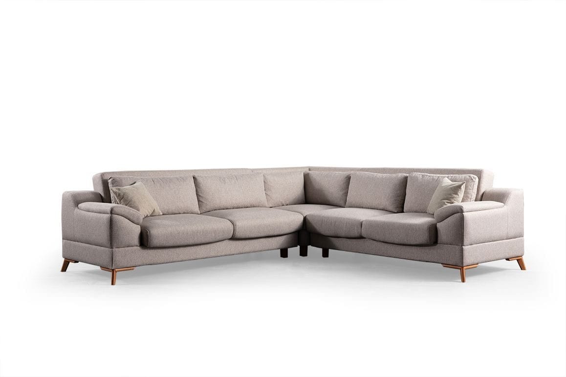 Hjørnesovesofa Atelier Del Sofa Aqua Corner beige (275/300 x 100 x 90 cm) Venstre 3 / Høyre 2 -