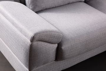 Hjørnesovesofa Atelier Del Sofa Aqua Grey (225/275 x 100 x 90 cm) Høyre - Møbler - Sofaer - Sovesofaer