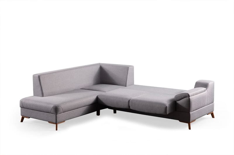Hjørnesovesofa Atelier Del Sofa Aqua Grey (225/275 x 100 x 90 cm) Venstre - Møbler - Sofaer - Sovesofaer